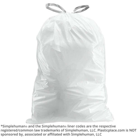 Sample of - 13-17 Gallon Simplehuman Compatible Trash Bags Code Q