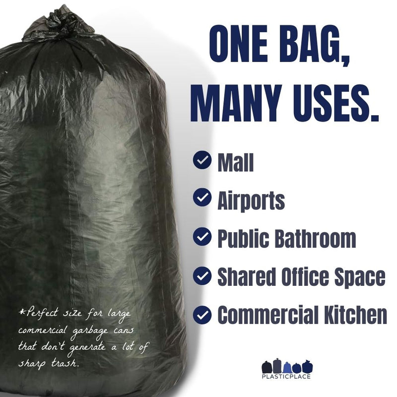 40-45 Gallon High Density Bags - Plasticplace