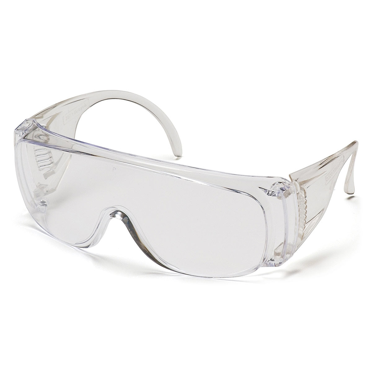 Pyramex Solo OTS Safety Glasses - Clear Lens - Clear Frame - 12 Pair