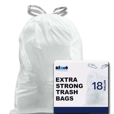 18 Gallon Trash Bags - 1.2 Mil - 80/Case