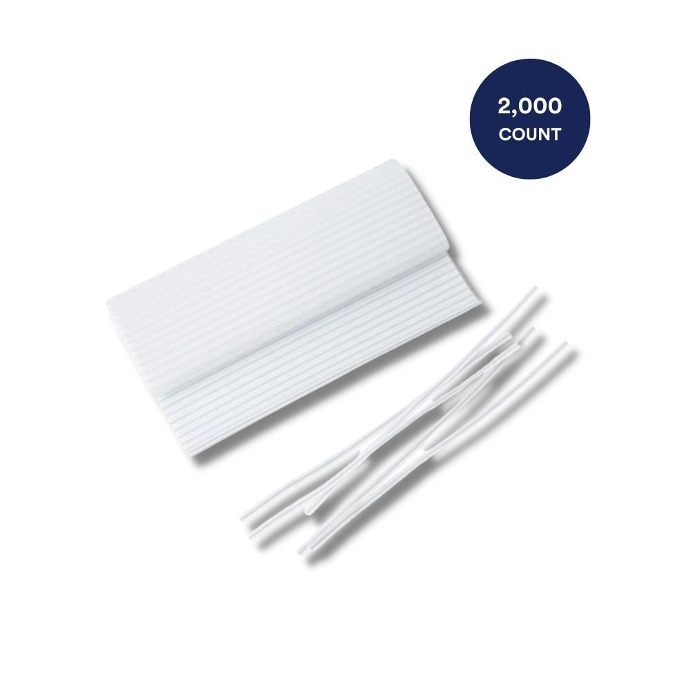 2000 Twist Ties for Trash Bags - Plasticplace