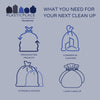 13 Gallon Extra Tall White Drawstring - Jr Pack - Plasticplace