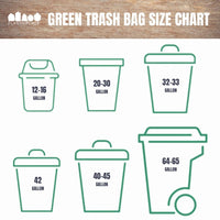 12-16 Gallon Trash Bags - Plasticplace