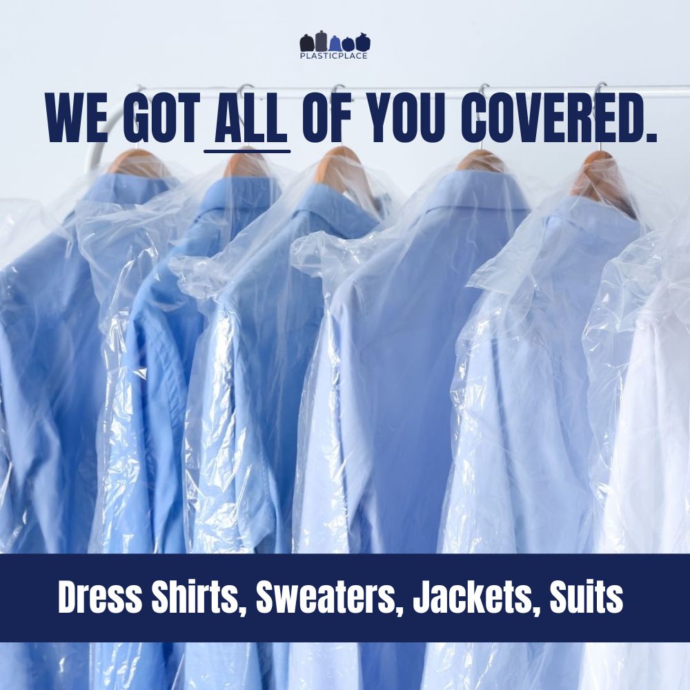 Wholesale Garment Bags 21x4x72", 1.0 Mil, Clear - 400 Count
