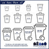 65 Gallon Rollout Trash Bags - Plasticplace