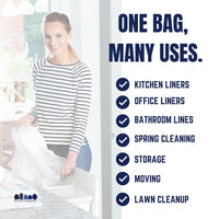 12-16 Gallon Trash Bags on Rolls - Plasticplace