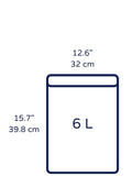 1.6 Gallon SimplehumanÂ®* Compatible Trash Bags Code B - Plasticplace
