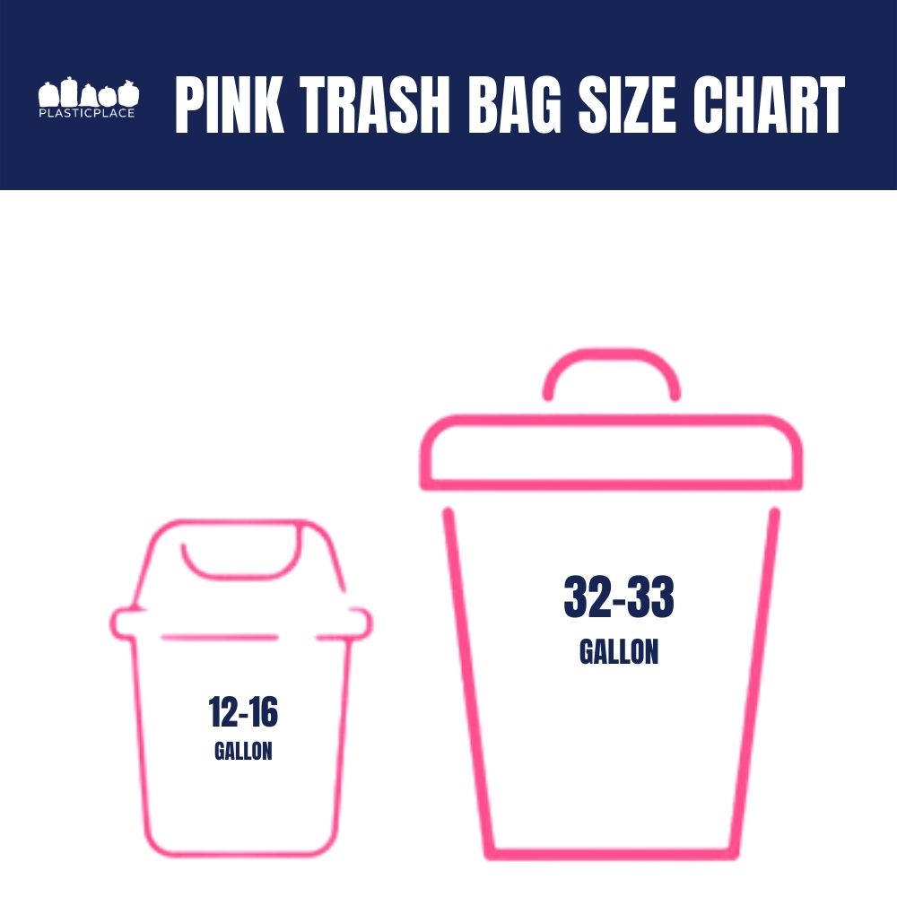 12-16 Gallon Trash Bags - Plasticplace