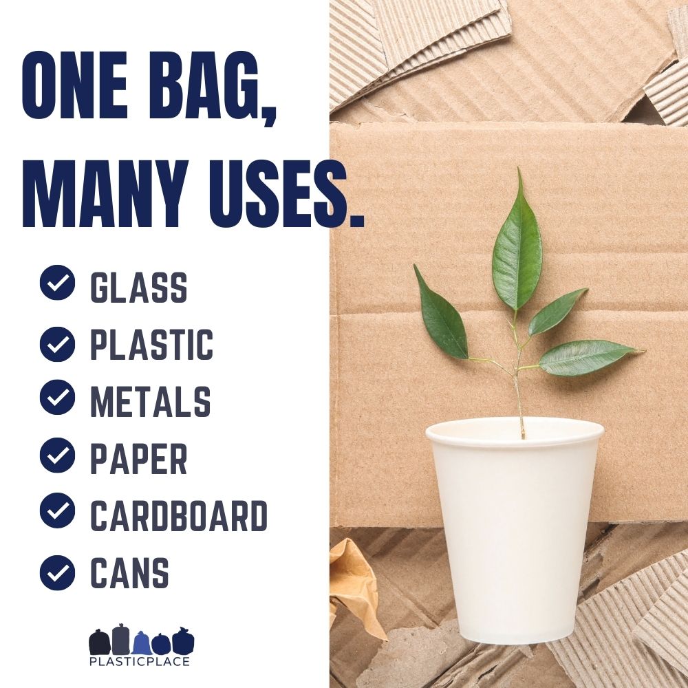 12-16 Gallon Recycling Bags - Plasticplace
