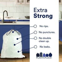 5.2 Gallon SimplehumanÂ®* Compatible Trash Bags Code E - Plasticplace