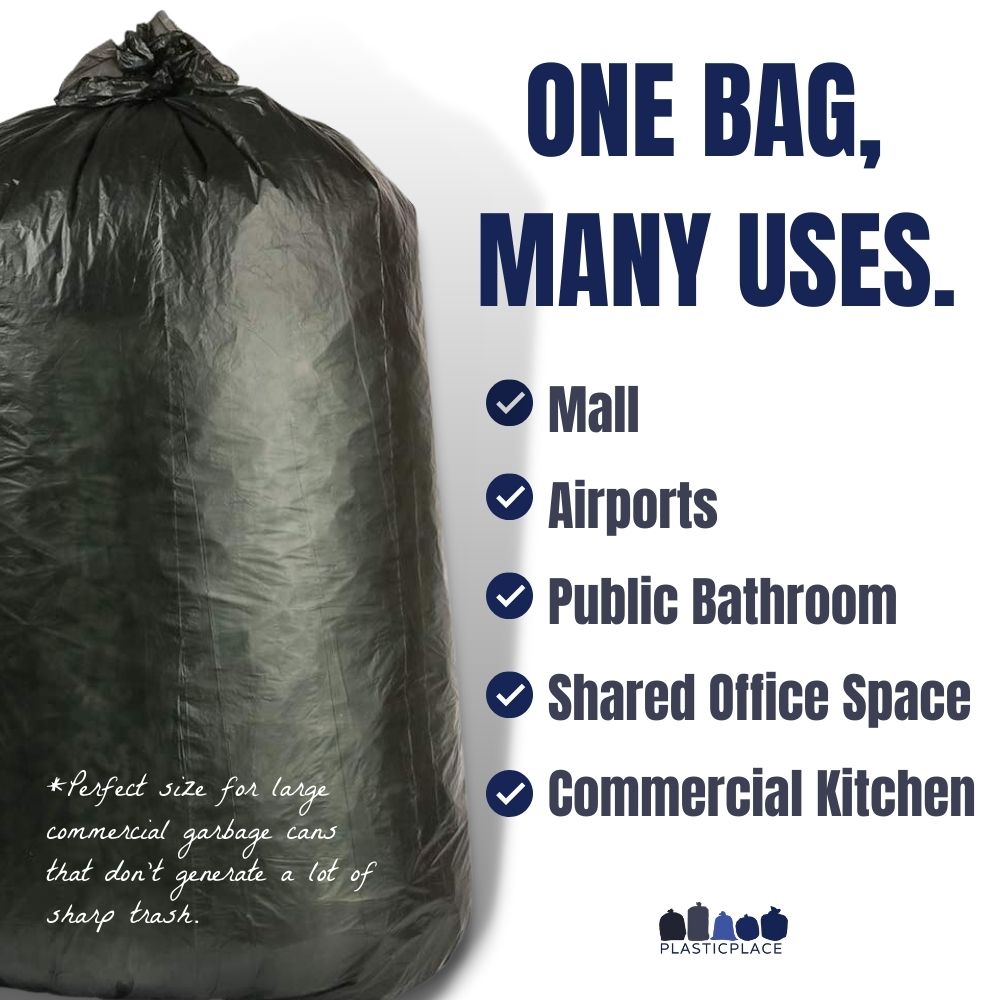 20-30 Gallon High Density Bags - Plasticplace