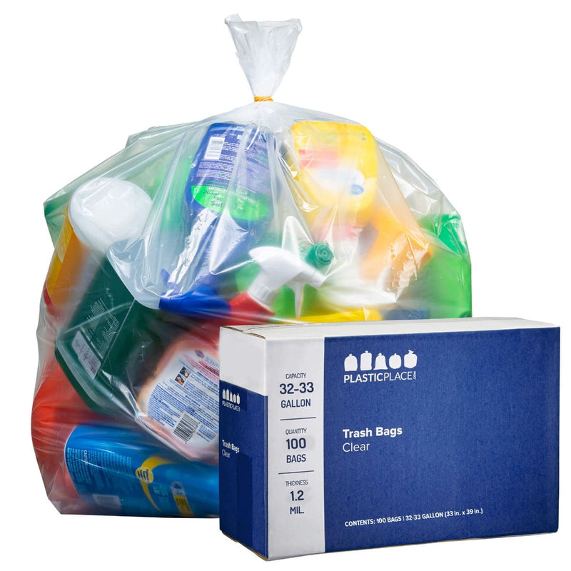 32-33 Gallon Trash Bags - Plasticplace