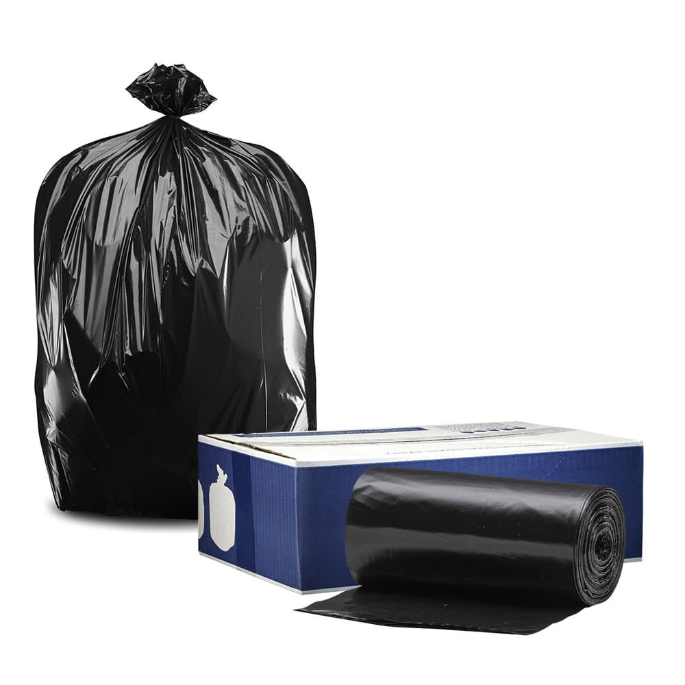 65 Gallon Rollout Trash Bags - Plasticplace