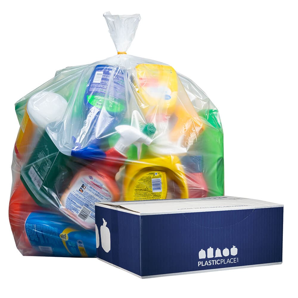 64 Gallon ToterÂ® Compatible Trash Bags - Plasticplace