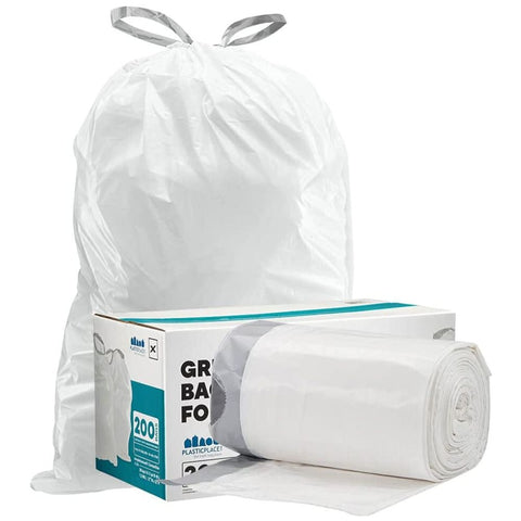 Simplehuman®* Compatible Trash Bags - Code X - 21 Gallon - 200/Case